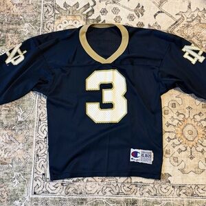 Champion Navy and Gold Kids Jersey
